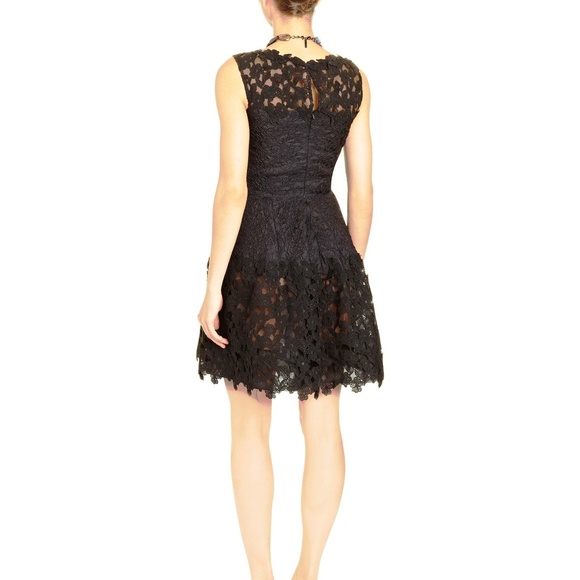 NEW - NWT OSCAR DE LA RENTA FLORAL LACE DRESS - Picture 2 of 8